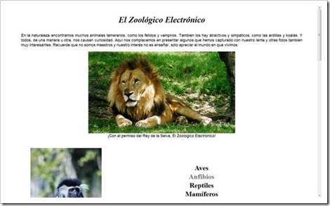 El zoológico electrónico