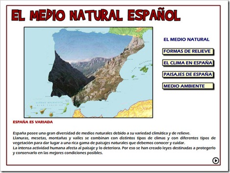 El medio natural de España