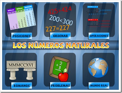 Los números naturales