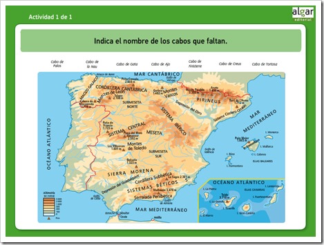 Los cabos de la Península Ibérica