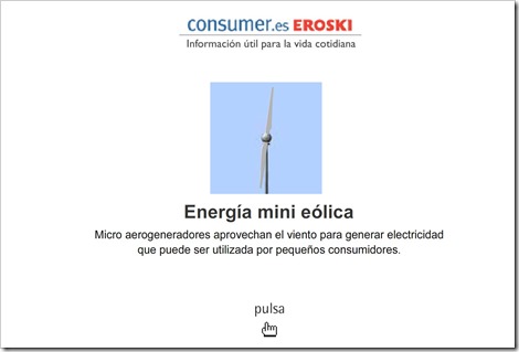 Energía mini eólica