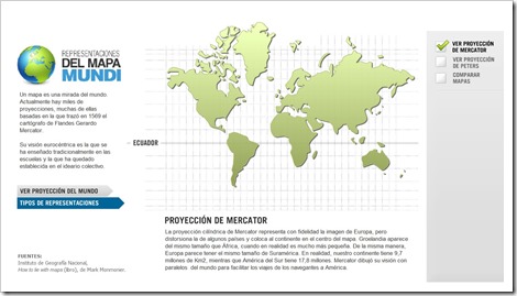 Representaciones Mapa mundi